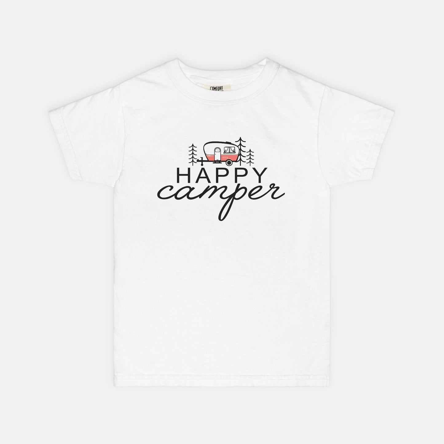 Happy Camper Comfort Color Youth Tee 9018