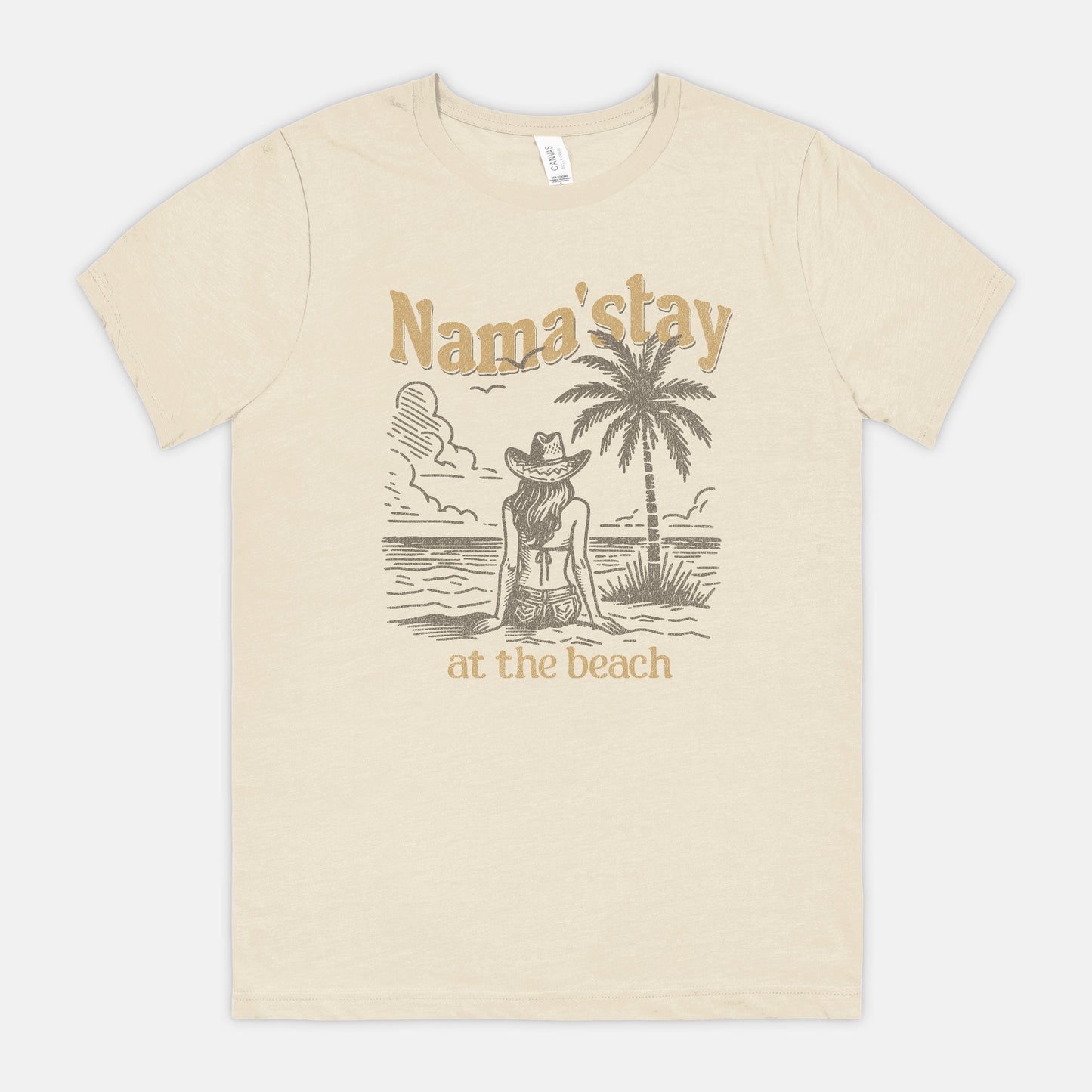 Nama'stay at the Beach Bella Canvas Unisex Tee 3001CVC