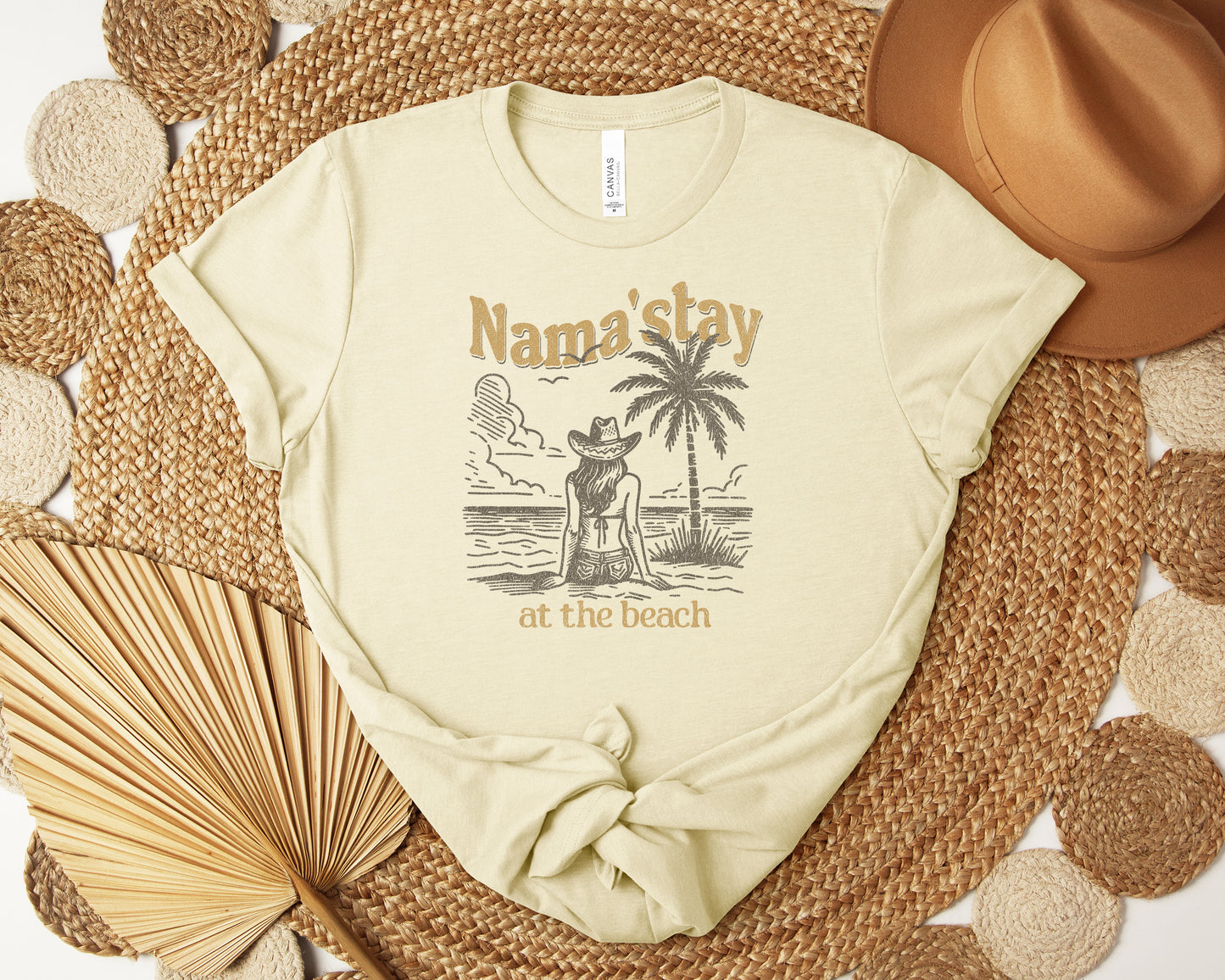 Nama'stay at the Beach Bella Canvas Unisex Tee 3001CVC