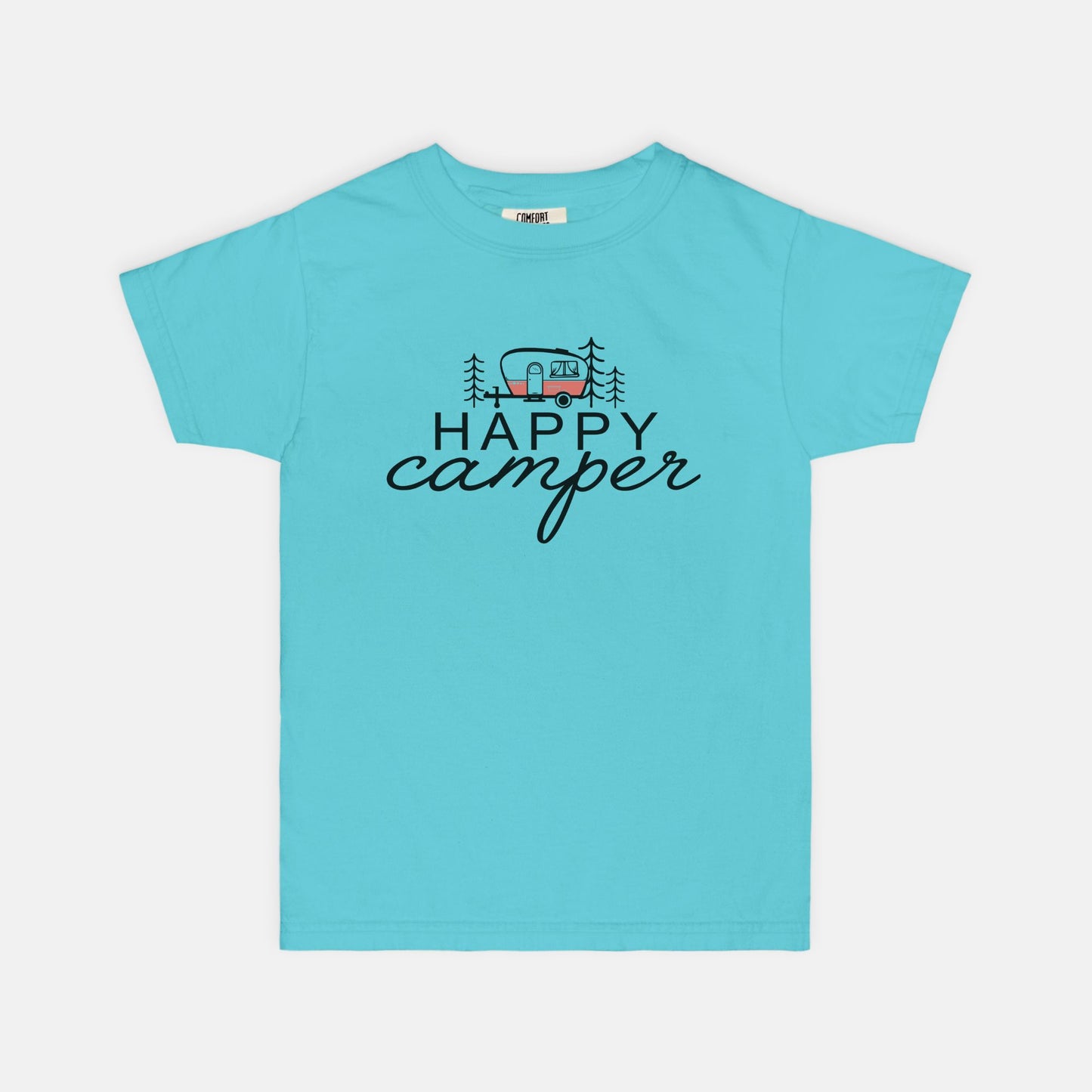 Happy Camper Comfort Color Youth Tee 9018