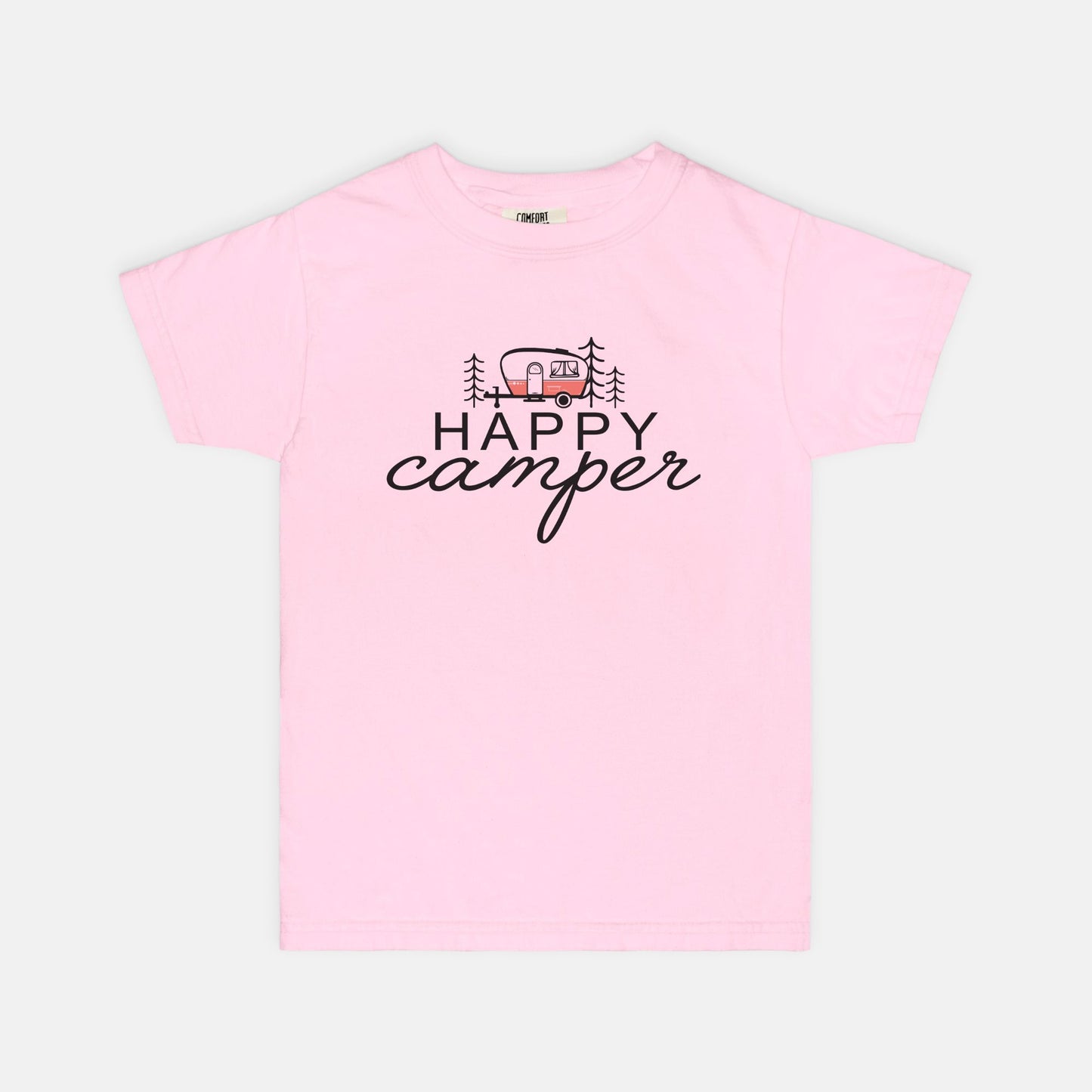 Happy Camper Comfort Color Youth Tee 9018