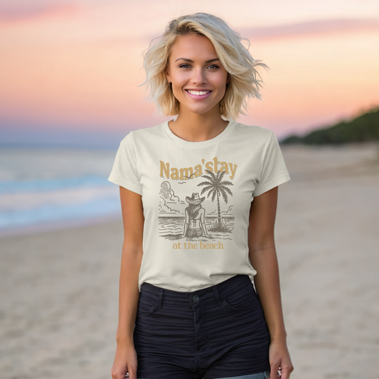 Nama'stay at the Beach Bella Canvas Unisex Tee 3001CVC