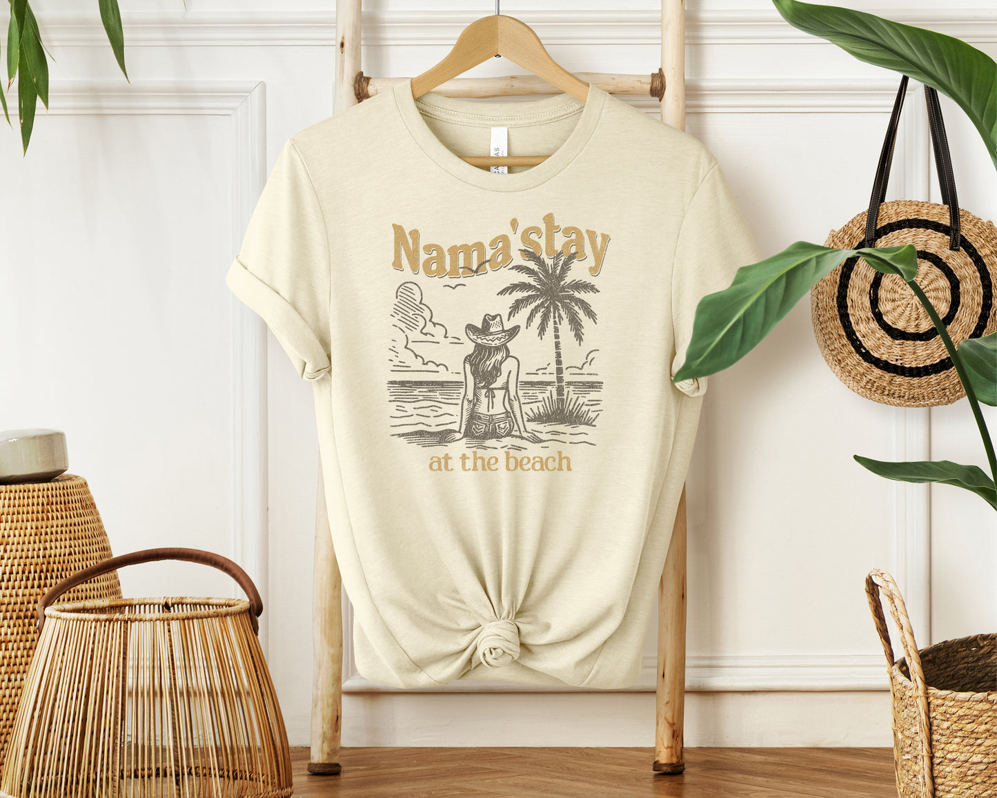 Nama'stay at the Beach Bella Canvas Unisex Tee 3001CVC