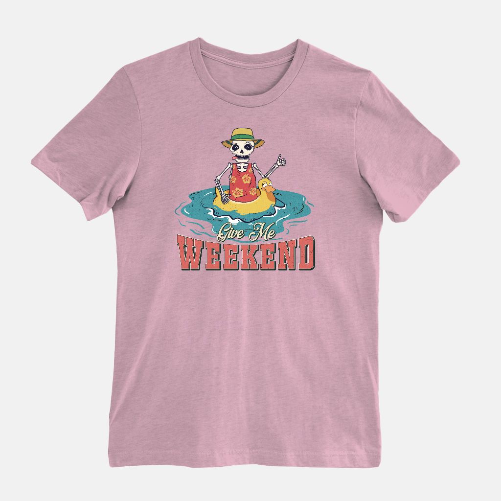 Give Me Weekend Bella Canvas Unisex Tee 3001CVC