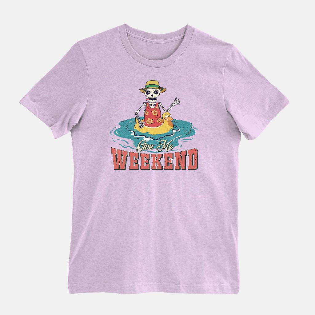 Give Me Weekend Bella Canvas Unisex Tee 3001CVC