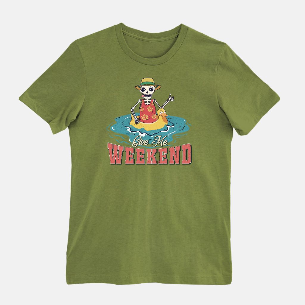 Give Me Weekend Bella Canvas Unisex Tee 3001CVC