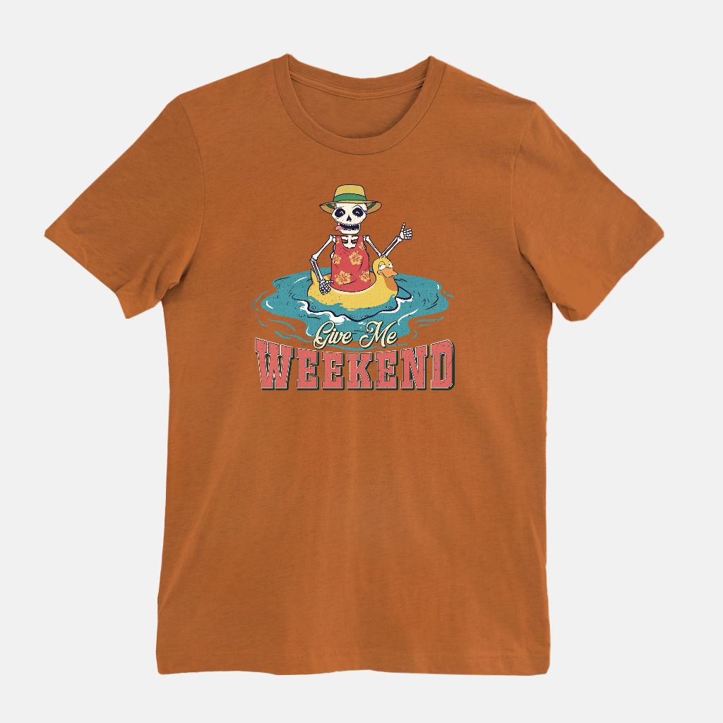 Give Me Weekend Bella Canvas Unisex Tee 3001CVC