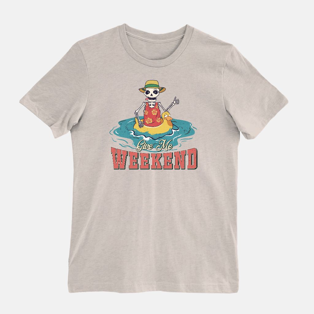 Give Me Weekend Bella Canvas Unisex Tee 3001CVC