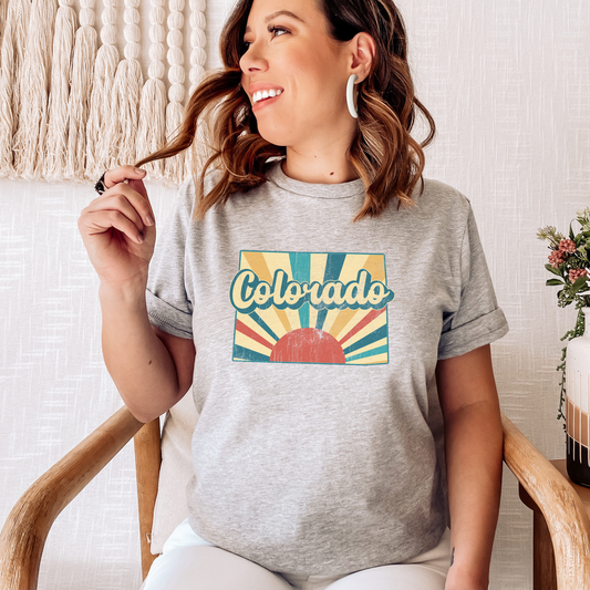 Retro Colorado Bella Canvas Unisex Tee