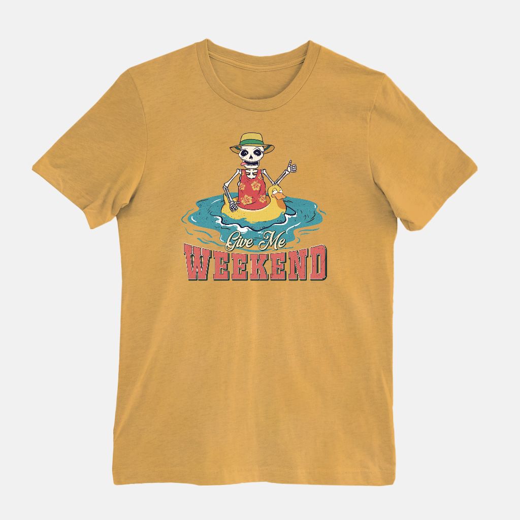 Give Me Weekend Bella Canvas Unisex Tee 3001CVC