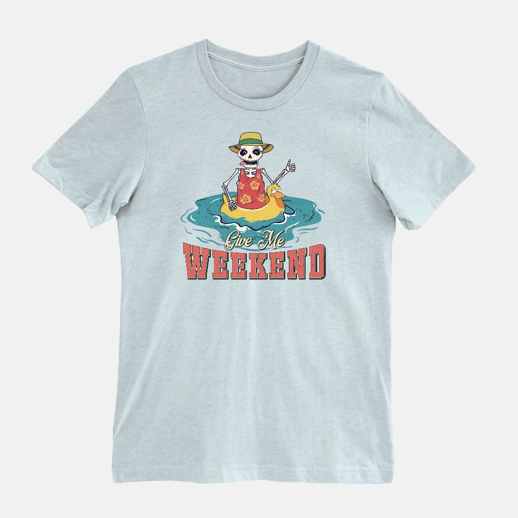 Give Me Weekend Bella Canvas Unisex Tee 3001CVC