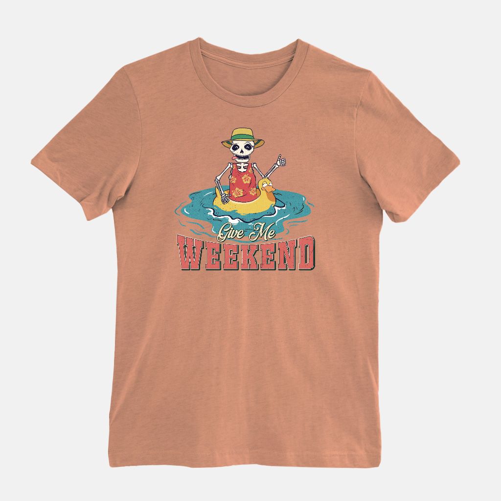 Give Me Weekend Bella Canvas Unisex Tee 3001CVC